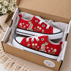 Personalized Bunny Embroidered Sneakers