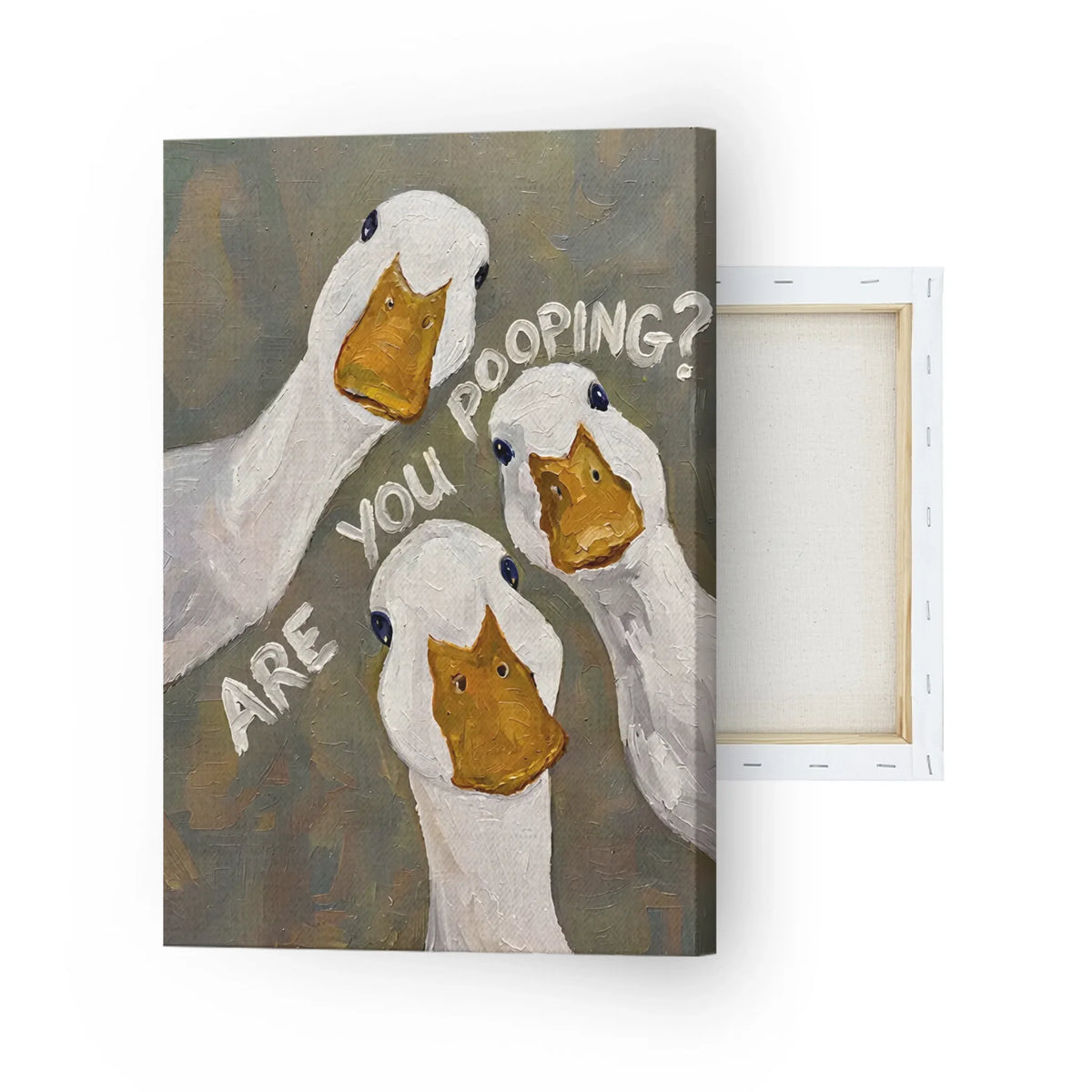 Funny Goose Wall Art – Canvas Print
