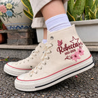 Custom Name Graduation Hand Embroidered Sneakers