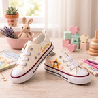 Custom Name Little Star Hand Embroidered Sneakers