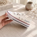 Custom Space Planet Embroidered Kids Shoes