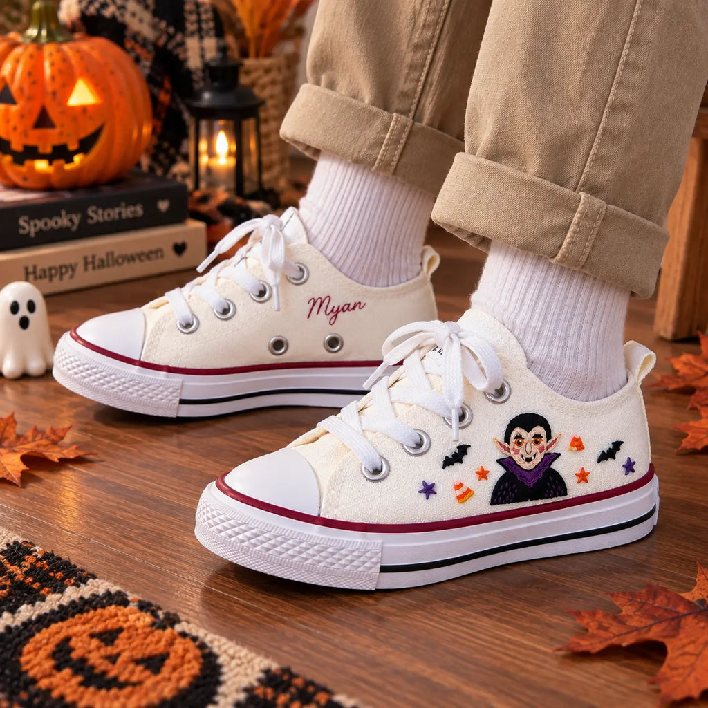 Halloween Canvas Sneakers for Kids