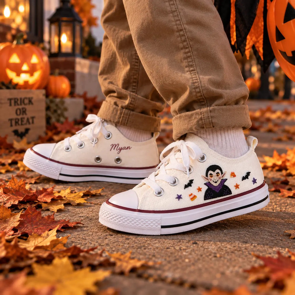 Halloween Canvas Sneakers for Kids