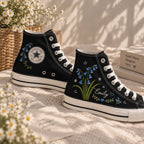 Personalized Bluebell Name High Top Shoes