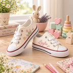 Personalized Butterfly Floral Embroidered Shoes