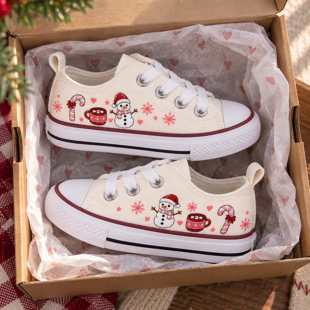 Personalized Christmas Kids Sneakers