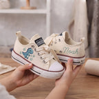 Personalized Dinosaur Embroidered Kids Shoes