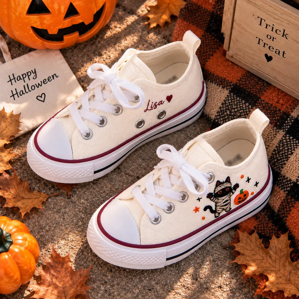Personalized Halloween Kids Sneakers