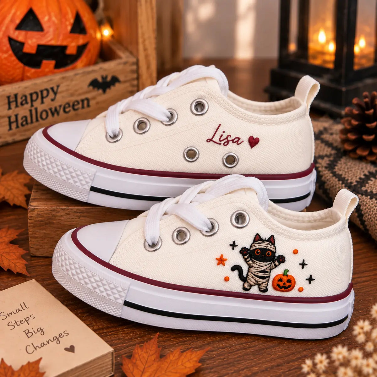 Personalized Halloween Kids Sneakers