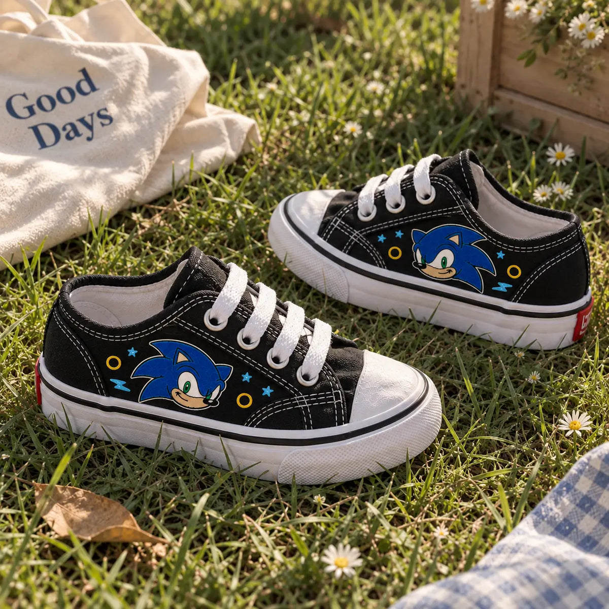 Personalized Kids Sonic Sneakers