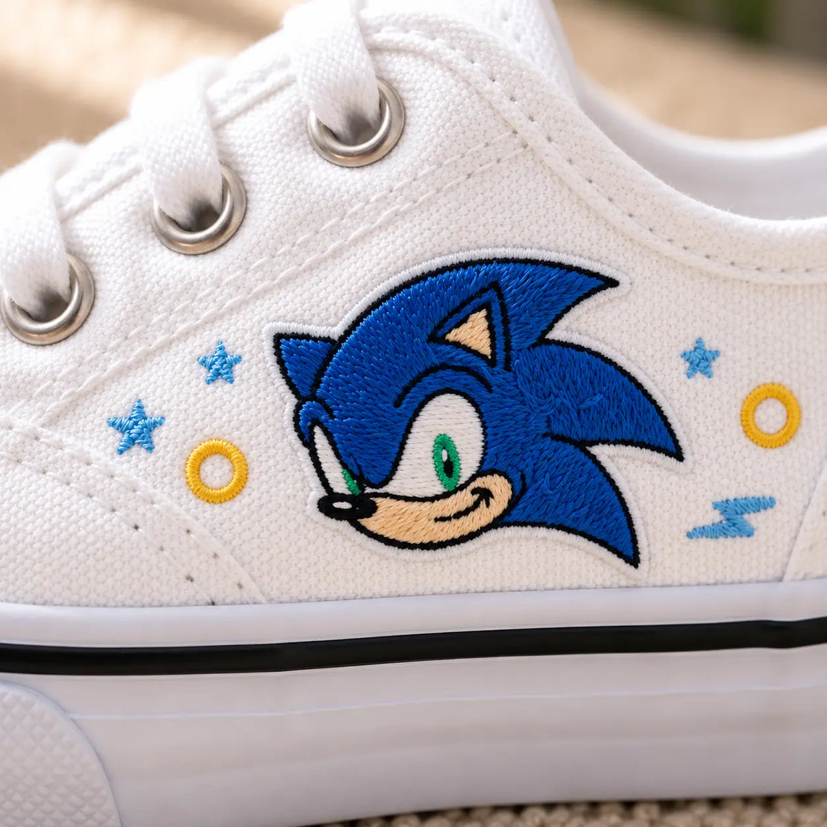 Personalized Kids Sonic Sneakers