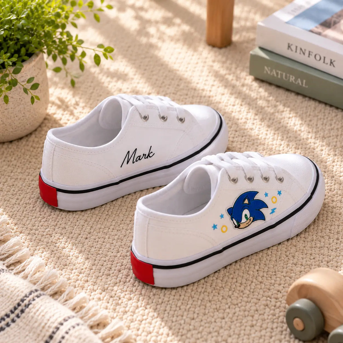 Personalized Kids Sonic Sneakers