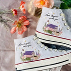 Personalized Name Hand Embroidered Graduation Sneakers