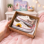 Personalized Name Hand Embroidered Kids Sneakers