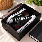 Personalized Spiderweb Embroidered Sneakers
