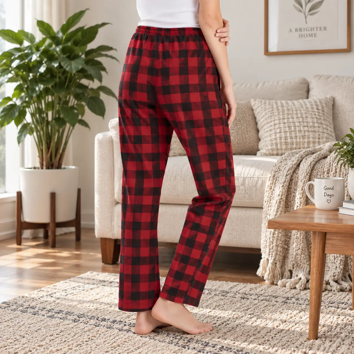Plaid Pajama Pants – Cozy Lounge Pants
